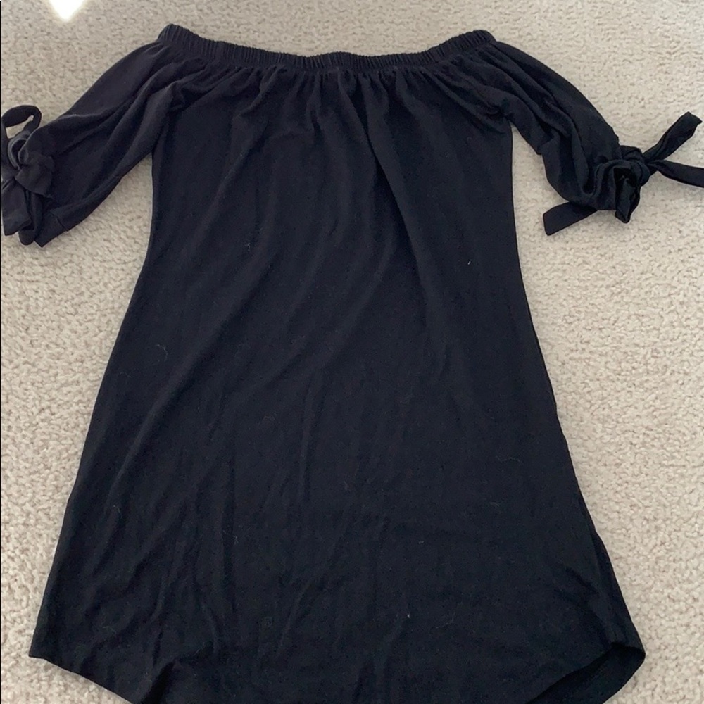Black Off the shoulder Dress